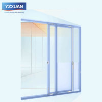 Ventanas Corredizas Horizontales de Apertura Lateral, Aislamiento Térmico, Aleación de Aluminio, Insonorizadas, Doble Acristalamiento, Perfil Delgado, Exterior para Hotel