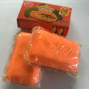 <span class=keywords><strong>Savon</strong></span> <span class=keywords><strong>Asantee</strong></span> à la papaye et au miel de Thaïlande, formule à base de plantes pour éclaircir, lutter contre l'acné et l'âge, soin de la peau - Product Image 3