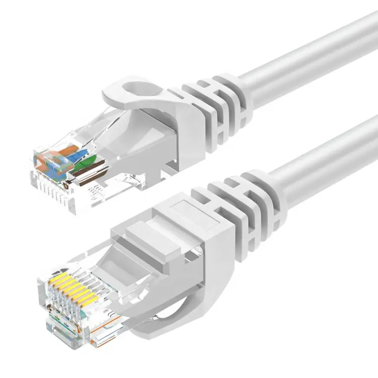 Snaggless สายเคเบิลที่มีขั้วต่อ CAT5e เหมาะสำหรับโมเด็มเราเตอร์สมาร์ททีวีสายแพทช์เครือข่ายอีเธอร์เน็ตความเร็วสูง RJ45สำหรับสาย LAN