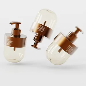 New Fashion 200ml 250ml 300ml PET Jar with Pump For Hair-Colour-Mask Shampoo Lotion Skin Care