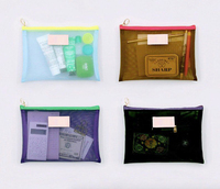 Tas Makeup Transparan, Organizer Kosmetik untuk Perjalanan, Kantong Perlengkapan Mandi dengan Ritsleting