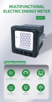 Compteur d'énergie intelligent EastSong ES72ZY/K2 à trois phases avec écran LCD, protection IP65, surveillance quatre quadrants, RS485 Modbus, harmoniques 2-31