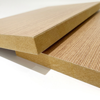 Panneau MDF mélaminé à grain de bois 1220x2800, panneau de fibres à densité moyenne mélaminé