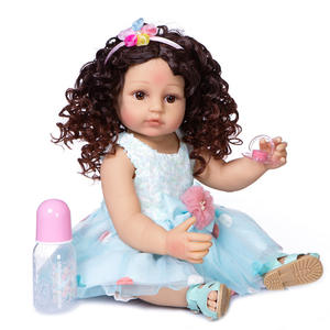 Vente chaude Réaliste Reborn Bébé Poupées Reborn Bébé Poupées Silicone Souple 55cm Reborn Doux Silicone Bébé Poupées pour Enfants - Product Image 3