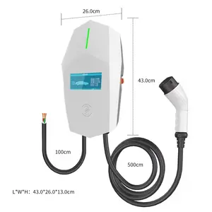 फैक्टरी थोक एसी इलेक्ट्रिक कार चार्जिंग स्टेशन कॉम्बो ईवी चार्जिंग स्टेशन वाणिज्यिक 22 किलोवाट ईवी चार्जर