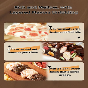 Biscuits chocolatés enrobés de chocolat blanc au lait et au <span class=keywords><strong>cacao</strong></span>, avec granulés de noix lyophilisés - Product Image 6