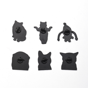 Set di Spille in Metallo Smaltato con Memes di Gatti Divertenti, Spille Metalliche con Espressioni di Gatti Carini per Amanti dei Gatti - Product Image 4