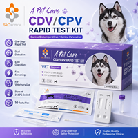 Kit de test rapide canin S&C Biotech CDV/CAV Distemper/Hepatitis Combo Test