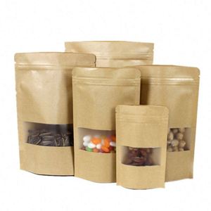 Sacs en papier kraft imprimés avec fermeture éclair, personnalisables avec votre logo, pour fenêtre givrée, avec votre propre pack promotionnel - Product Image 2