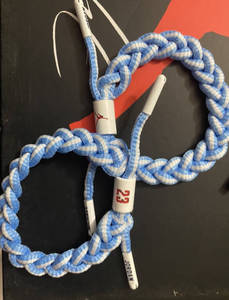Tendance fait à la main corde nom hommes basket-ball sport Fitness Bracelets personnalisé imprimé Logo lacet Bracelet - Product Image 3