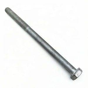Vis à tête hexagonale en acier au carbone M6 de qualité 8.8 DIN933 pour travaux de construction lourds - Product Image 1