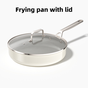 Ensemble de 9 ustensiles de cuisine antiadhésifs en céramique, design moderne et durable, avec <span class=keywords><strong>casserole</strong></span> et poêle, compatibles lave-vaisselle - Product Image 4