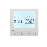Thermostat intelligent WiFi programmable hebdomadaire moderne Telin AC819H pour chauffage au sol avec contrôle sans fil