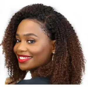 Perruques européennes et américaines Nouveaux produits transfrontaliers Cheveux courts bouclés africains Perruque tête explosive pour femmes Perruque petits cheveux bouclés