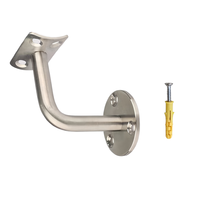 Support mural moderne en acier inoxydable 304 316 poli miroir pour main courante d'escalier et de balcon