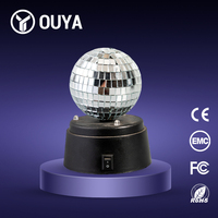 OUYA Lumière de fête LED compacte et portable à faible consommation d'énergie, boule miroir, lumière de disco pour mariage et événements