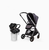 Poussette 3-en-1 haut de gamme certifiée EN, modèle 2025, avec siège réversible pour bébés, très populaire