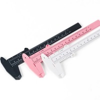 Règle de mesure des sourcils à la proportion dorée, 150 mm, en plastique, type calibre vernier, pour microblading et maquillage permanent, 18g - Vente directe usine