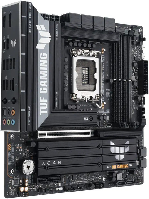 TUF GAMING B860M-PLUS WIFI B860 LGA 1851 MATX Motherboard, Intel Core Ultra  DDR5 PCIe 5.0, 3x M.2, Wi-Fi 7 Desktop Motherboard