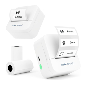 定制徽标袖珍照片打印机无线迷你热敏打印机安卓IOS APP图片复古收据便携式智能打印机 - Product Image 1