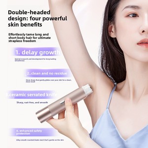 Recortadora de Pelo Eléctrica Transfronteriza ABS con Cabezal Cerámico para Hombres y Mujeres, para Zonas Íntimas y Axilas, Motor sin Escobillas, Lavable con Agua - Product Image 2