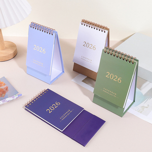 Персонифицированный <span class=keywords><strong>2026</strong></span> новый Настольный календарь портативный складной задний планировщик Примечания офисный Домашний Настольный Календарь украшения - Product Image 4