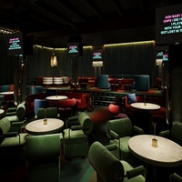 Meubles de bar en contreplaqué et acier inoxydable pour design intérieur de boîte de nuit, éclairage de plafond durable pour discothèque, vente chaude