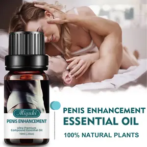 Aceite esencial natural para mejorar el pene 10ml Aceite esencial para agrandar el pene