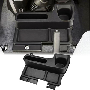 Car <b>Storage</b> <b>Box</b> Center Console Cup Holder For Land Cruiser LC71 LC76 LC79 Abs <b>Material</b> 1-3 Compartments - Product Image 5