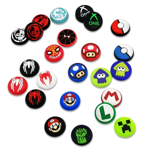 Joystick Silicone Bìa ngón tay cái dính Grip Cap cho chuyển đổi 2 ps5 <span class=keywords><strong>Xbox</strong></span> một loạt điều khiển tùy chỉnh ngón tay cái Grips Mũ Bìa - Product Image 3