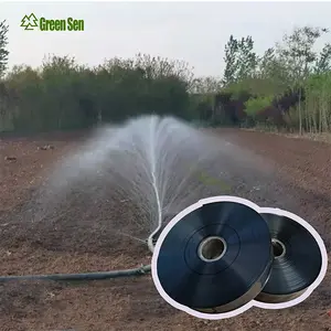 Tubo de sistema de irrigação Dn 40mm, micro fita de pulverização plana agrícola, mangueira de chuva