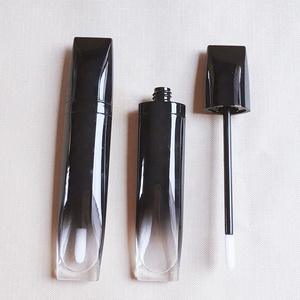 P-lan-tubos y envases para brillo de labios, color negro, degradado, negro, con logotipo personalizado, único, 8ML, 100 unidades - Product Image 1