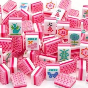 Pink Windmill American Mahjong, una fábrica transfronteriza europea y americana de fichas de mahjong de acrílico - Product Image 1