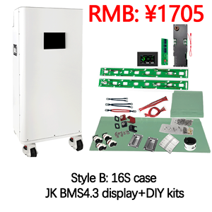 JK BMS DIY <b>Battery</b> 16KWH 16S 51.2V 314AH Vertical LFP Lithium Lifepo4 <b>Battery</b> Box Solar System Home Solar Energy Storage - Product Image 4
