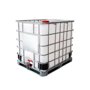 Giá tốt 1000L bể nước IBC container nhựa lưu trữ chất lỏng vận chuyển tote để bán