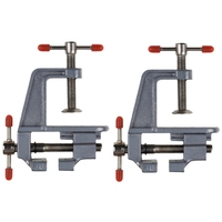 Mini Tornillo de Banco con Abrazadera en C, Multifuncional, para Mesa, Pequeño, para Trabajos en Madera, Joyería, Manualidades, Reparaciones