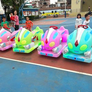 Square Bumper Car Children's Amusement Luminous Altman Battery Bumper Car Double Outdoor Parent-child Remote Control Stall Car - Product Image 2