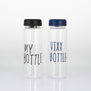 500ML portátil plástico libre de BPA personalizado transparente barato botella de agua de Deportes <span class=keywords><strong>para</strong></span> el regalo promocional - Product Image 2