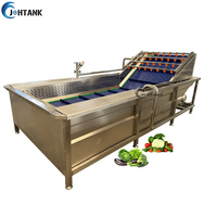 Fruit Groente Bubble Wasmachine Luchtbelwasmachine Roestvrijstalen reinigingsapparatuur voor aardappelwortel Gember Ui