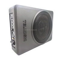 Subwoofer Slim 10 Pouces pour Voiture – Système Audio Amélioré – Caisson de Basses Actif Sous Siège 12V – Performance de Basses Profondes