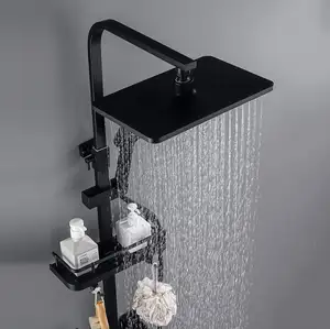 Juego de sistema de ducha digital de baño inteligente de lujo juego de grifo de ducha de lluvia