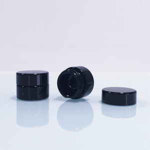 Dark Violet Glass Cosmetic Face Cream Jar Skincare Face <b>Mask</b> <b>Eye</b> Body Scrub Cream Cosmetic Cosmetic Glass Jars With Lids - Product Image 5