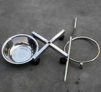 Lavabo médical à base de tube carré à bras unique en acier inoxydable 304 pour le lavage et le débridement des plaies