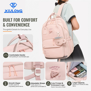 Mochila Escolar Urbana, Elegante, Resistente al Agua, Ligera, con Múltiples Bolsillos, para Estudiantes, para Niñas - Product Image 4