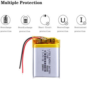Batería Lipo ultrafina 3,7 V 250mAh batería de polímero de litio 352535 para Dispositivo portátil - Product Image 4
