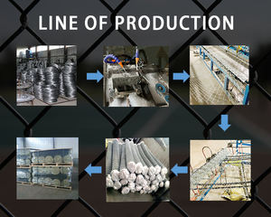 יהלום טבל חם מגולוון 1.5 מ 'חדר כושר גדר שרשרת קישורים בסגנון אוסטרליה - Product Image 6