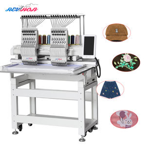 เครื่องปักอุตสาหกรรมแบบหลายหัว 2 หัว สำหรับงานปักเชิงพาณิชย์ ผลิตตัวอย่างด้วยคอมพิวเตอร์ ระบบอัตโนมัติเต็มรูปแบบ - Product Image 1