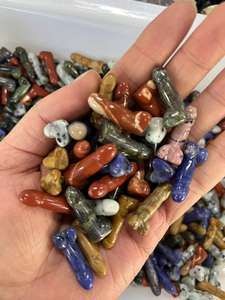 คริสตัลรูปทรงอวัยวะเพศชายแบบขายส่ง วัสดุธรรมชาติหลากหลายชนิด สำหรับตกแต่ง - Product Image 1