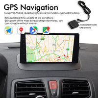Radio voiture sans fil CarPlay Android 13 AI Voice 8GB + 128GB GPS Navigation pour Renault Megane 3 Fluence 2008-2014 Multimédia Vidéo