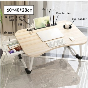 Nouveau bureau pliant pour ordinateur portable, idéal pour le lit et comme table d'appoint portable pour l'étude et la lecture - Product Image 5